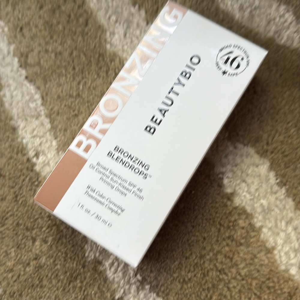 New BeautyBio Bronzing Blendrops broad spectrum SPF 40 nib